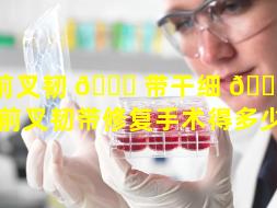 前叉韧 🐝 带干细 🐧 胞疗法（前叉韧带修复手术得多少钱）